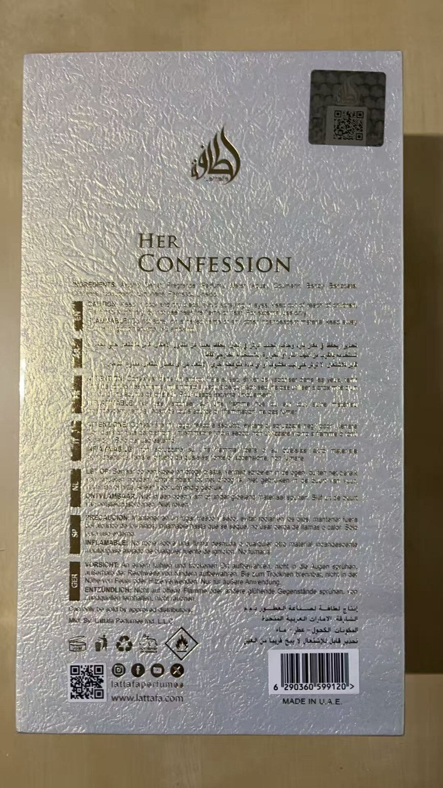 Her Confession 100ml Eau de Parfum by Lattafa