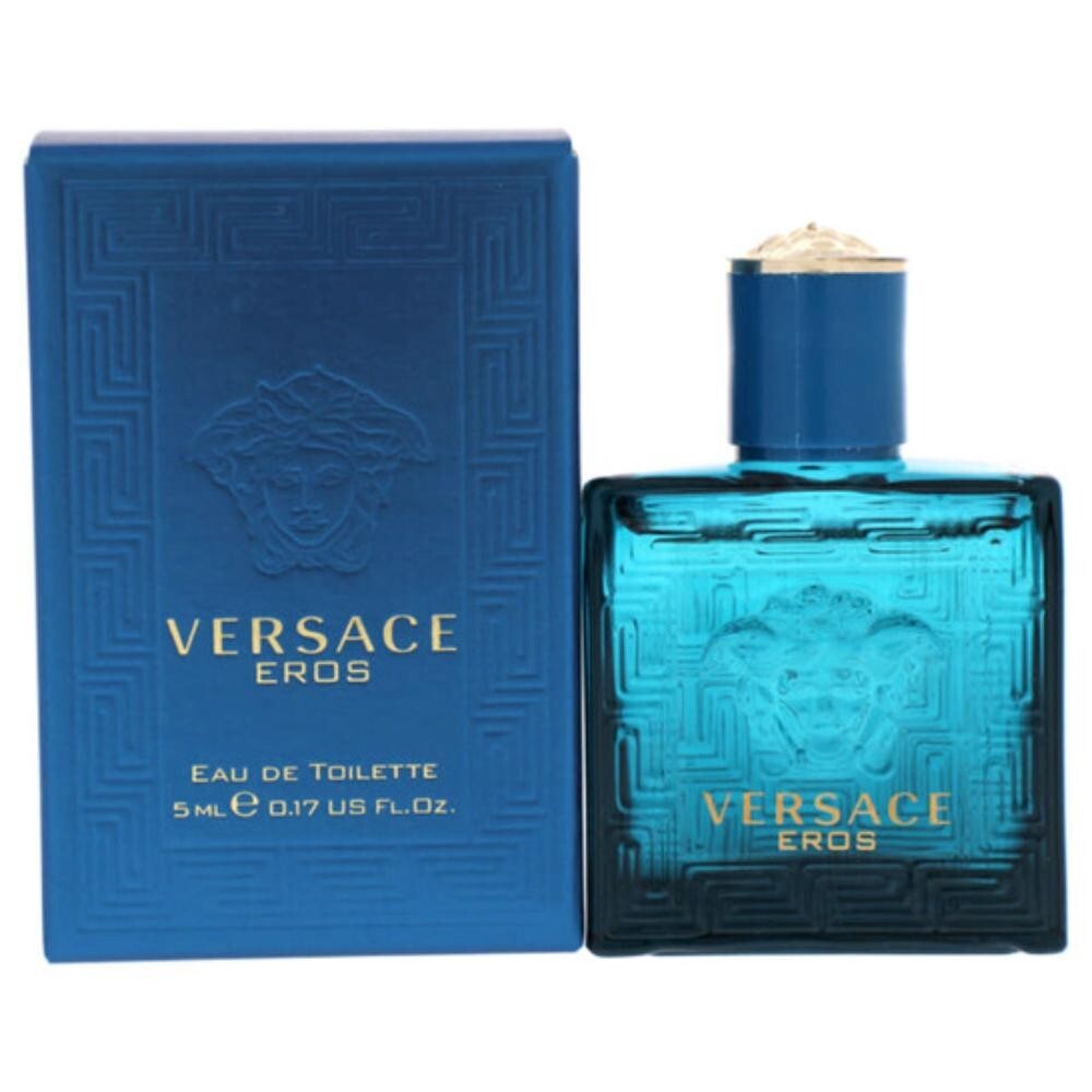 Versace Eros by versace 0.17 oz (5 ml) EDT Splash Men Mini NEW IN BOX