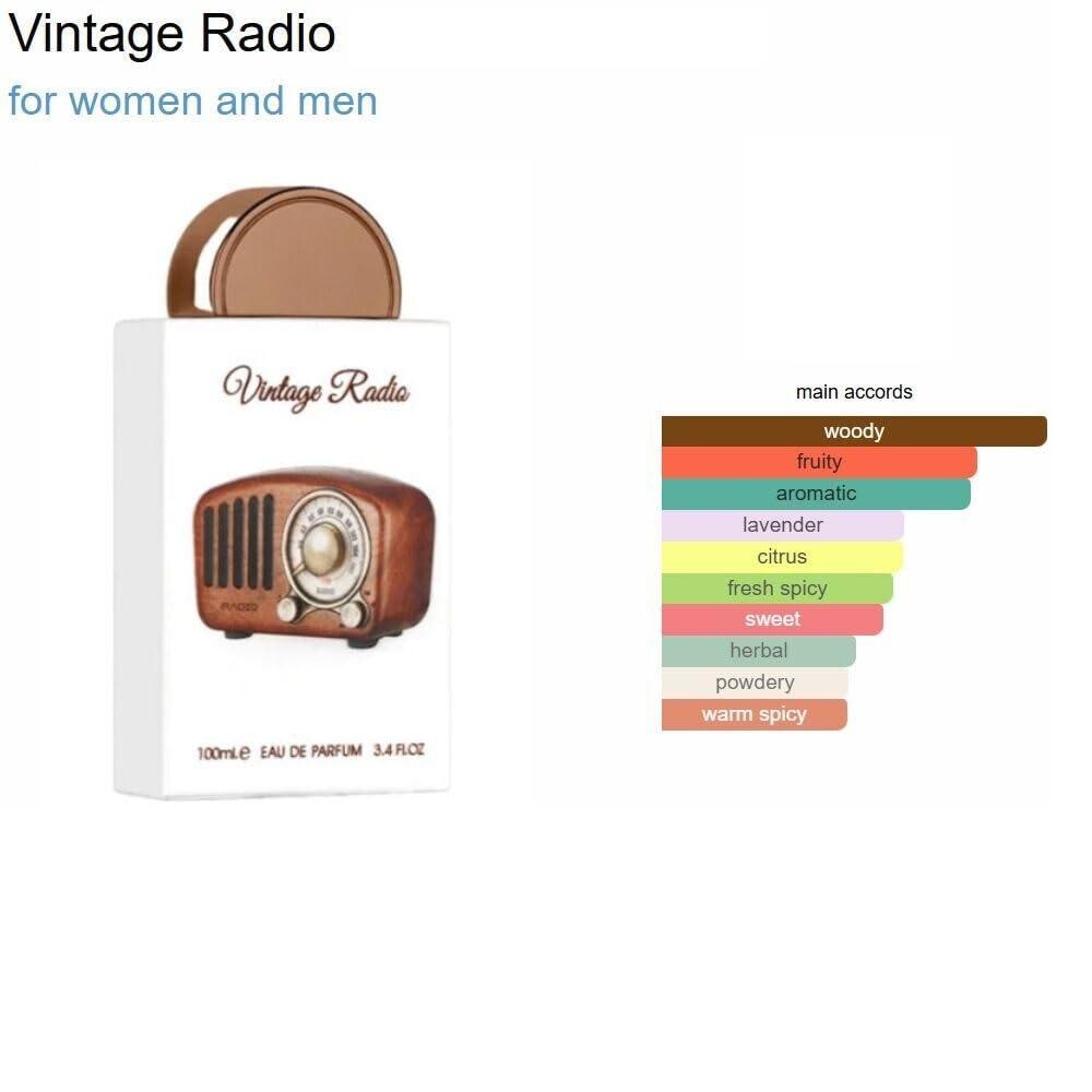 Vintage Radio 100ml by Lattafa Pride for Unisex - EAU DE PERFUME