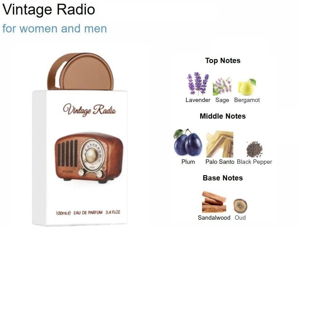 Vintage Radio 100ml by Lattafa Pride for Unisex - EAU DE PERFUME