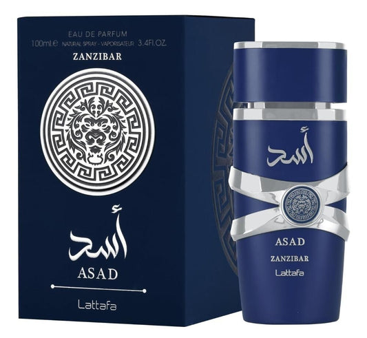 Asad Zanzibar Blue Luxury Perfume 100ml by Lattafa- EDP