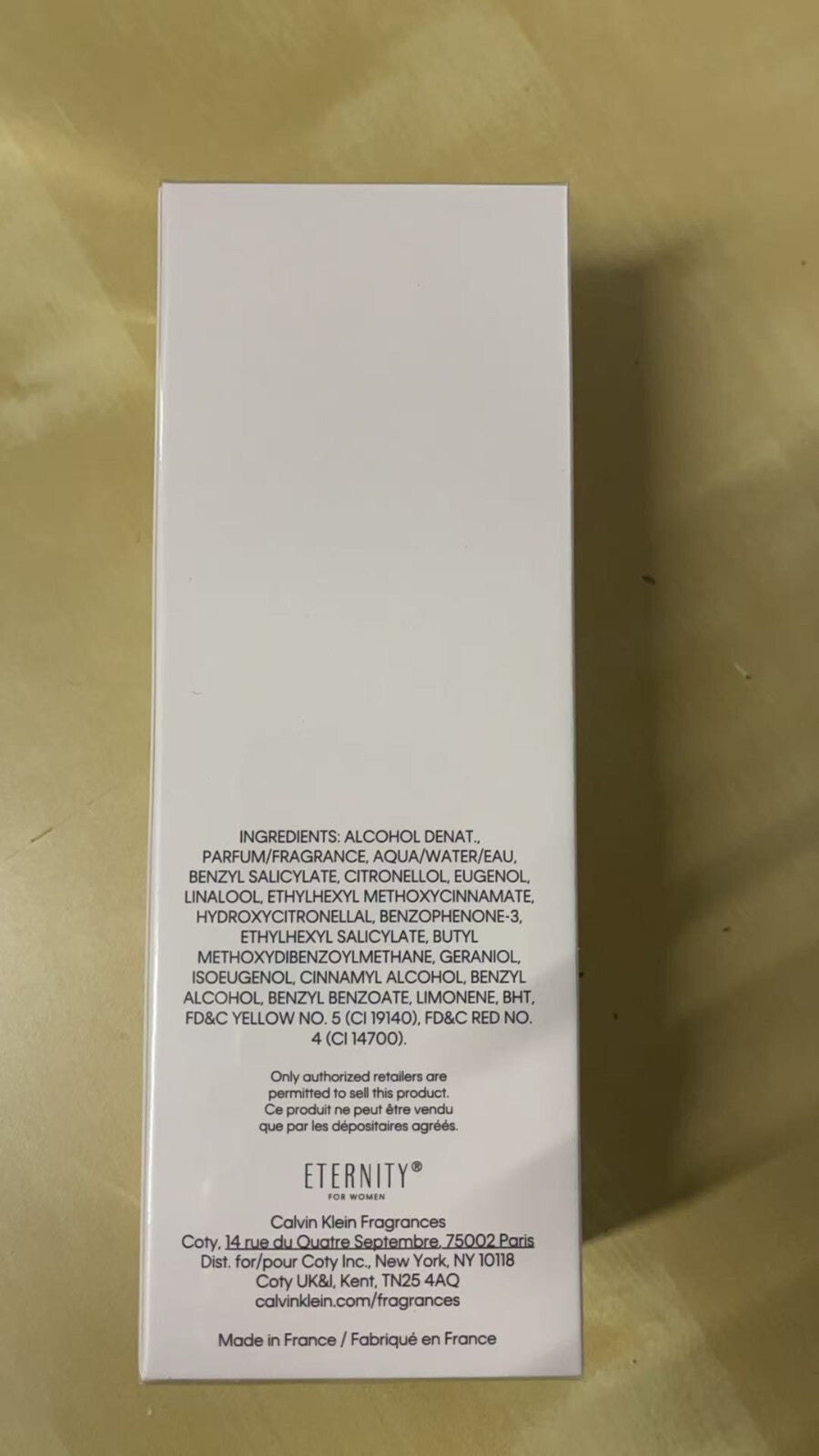 CALVIN KLEIN Eternity - Eau de Parfum for Women 100ml