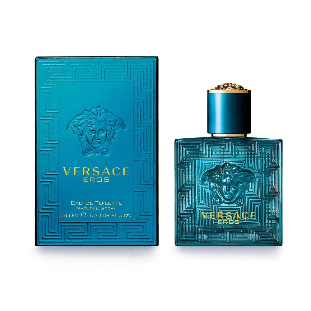 Versace Eros Eau de Toilette A Fresh Aromatic Fragrance for Men 50ml