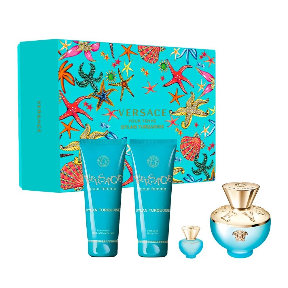 Versace Dylan Turquoise Set Edt 100ml + BL 100ml + SG 100ml + Edt 5ml