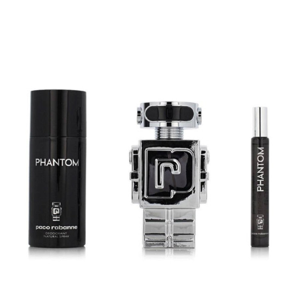 PACO RABANNE PHANTOM (M) SET EDT 100ML+ DEODORANT 150ML+ EDT 10ML