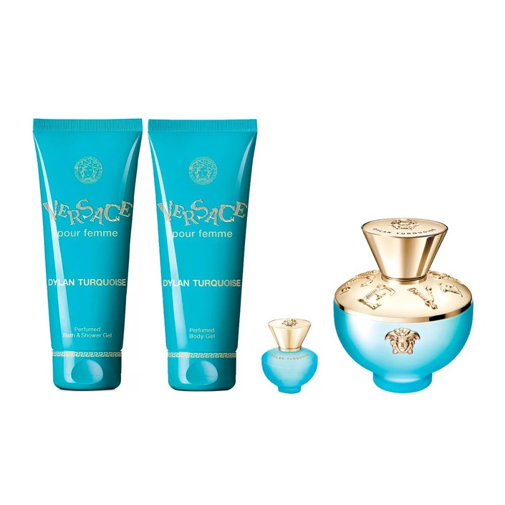 Versace Dylan Turquoise Set Edt 100ml + BL 100ml + SG 100ml + Edt 5ml