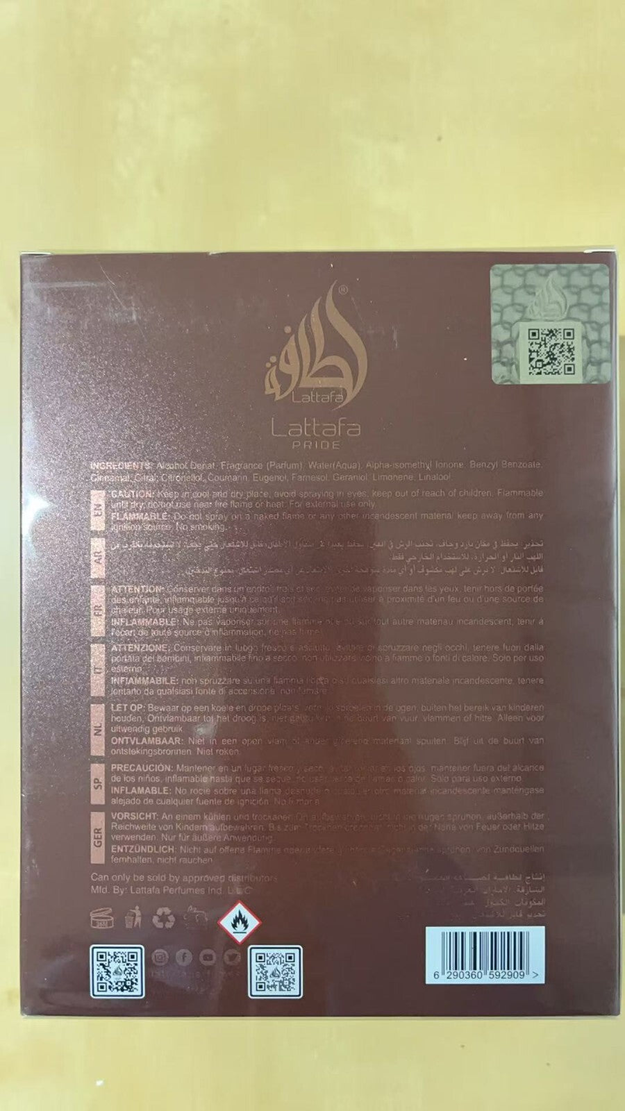 Vintage Radio 100ml by Lattafa Pride for Unisex - EAU DE PERFUME