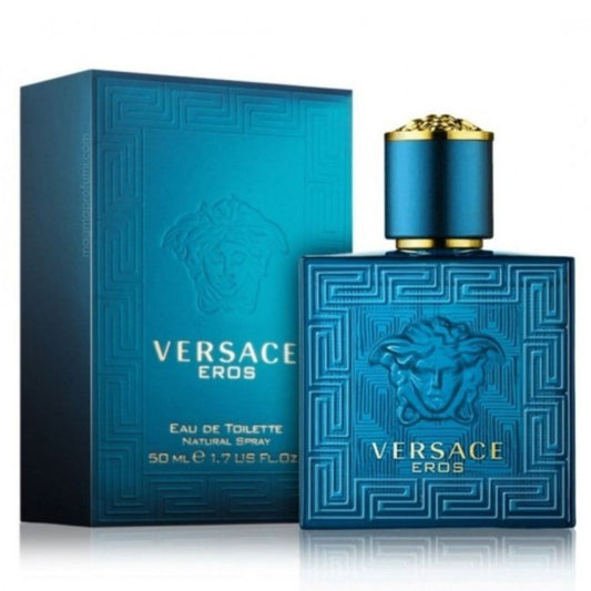 Versace Eros Eau de Toilette A Fresh Aromatic Fragrance for Men 50ml
