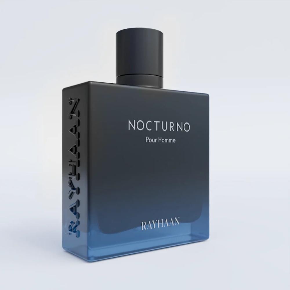 Rayhaan Nocturno Pour Homme Eau De Parfum for Men 3.4 oz 100ml